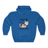 Cat and Coffee Fascination Hoodie