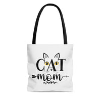 Camouflage Kitty Cat Mom Tote Bag