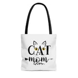 Camouflage Kitty Cat Mom Tote Bag