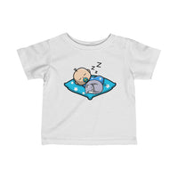 Sleeping Baby and Kitty Toddler T-Shirt