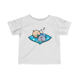 Sleeping Baby and Kitty Toddler T-Shirt