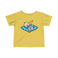 Sleeping Baby and Kitty Toddler T-Shirt