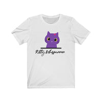 Pretty Purple Kitty Whispurrer T-shirt