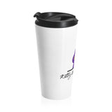 Pretty Purple Kitty Whispurrer Travel Coffee Mug