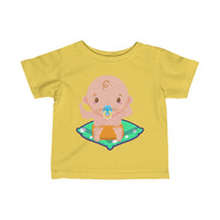 Baby with Cat Whiskers Pacifier Toddler T-Shirt