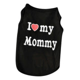 I Love My Mommy/ I Love My Daddy Cat Clothes