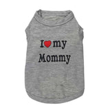 I Love My Mommy/ I Love My Daddy Cat Clothes