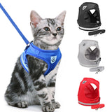 Adjustable Mesh Harness Walking Vest for Cats