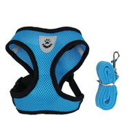 Adjustable Mesh Harness Walking Vest for Cats